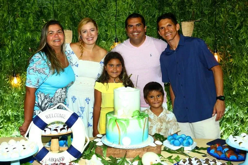 Renata Lima, Natália Varela, Ana, Daniel, Bruno Lima e Magno Alves