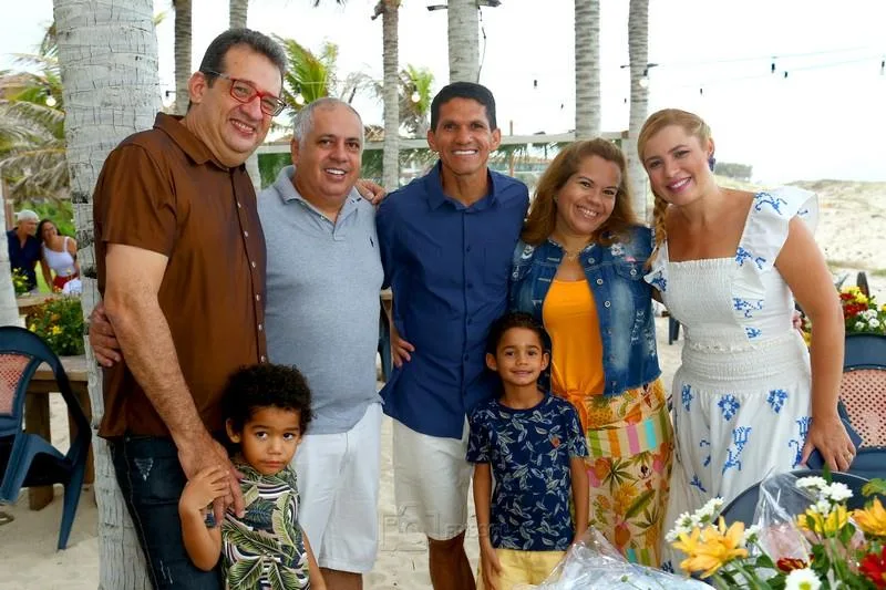 João, William Novaes, Magno Alves, Manu, Natália Varela, Bernardo e Benjamin