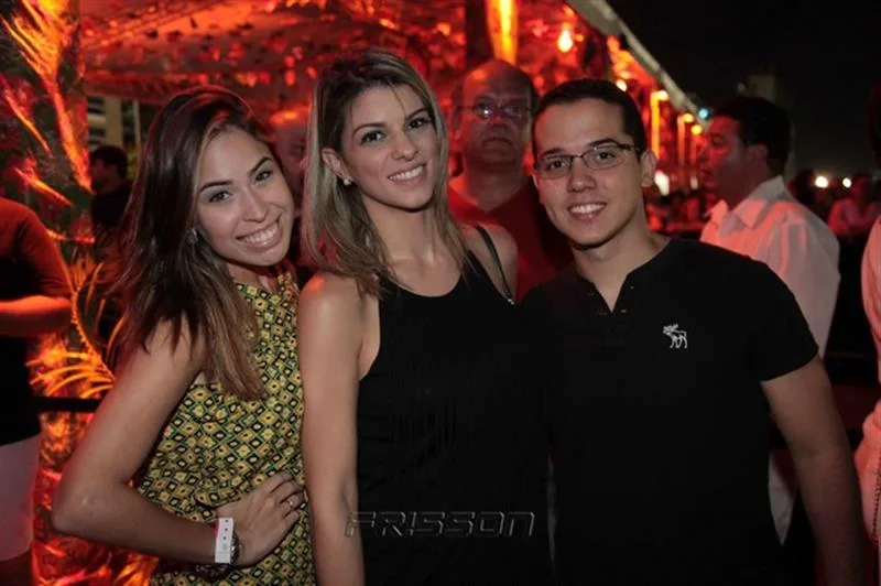 Clara Castro, Ticiana Maia e Bruno Mendes