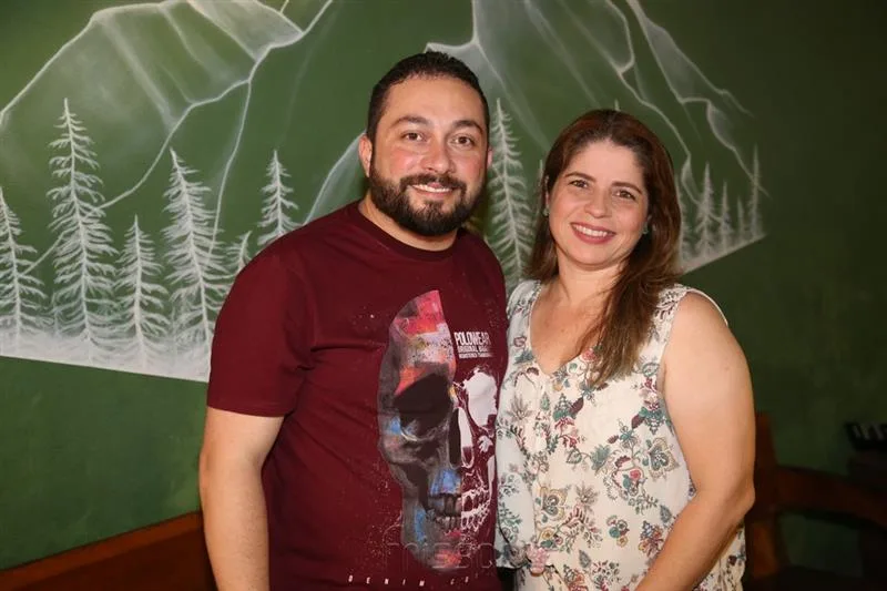 Fred Volks e Fabiana Queiroz
