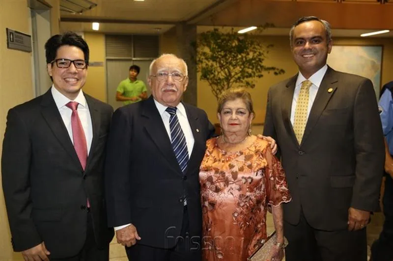 Andrei, Ubiratan, Terezita Aguiar e Marcelo Mota