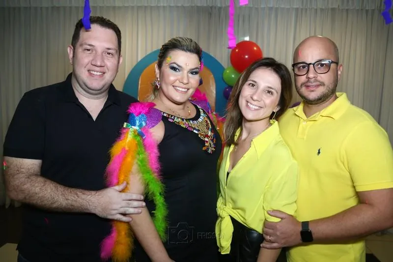 Eduardo e Mel Marzagão, Larissa e Franzé Barros de Oliveira
