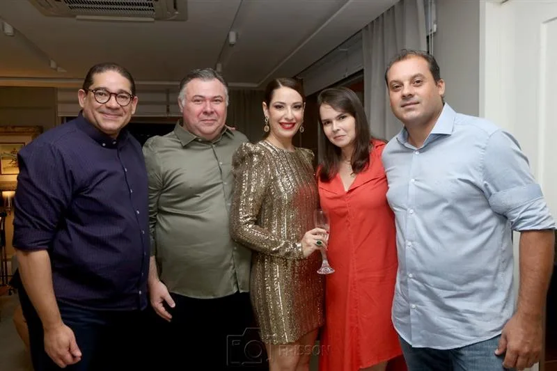 Alexandre Pitta, Andre Monte, Silvinha, Roberta de Castro e Rui Paiva