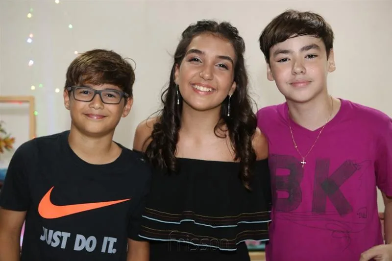 Arthur Rocha, Maria Eduarda Mota e Dario Dias