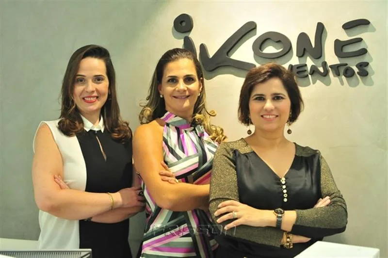 Mariá Frora, Micheline Camarço e Maria Tereza Braga