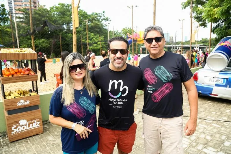Cristina Xavier, Júlio César e Newton Lopes