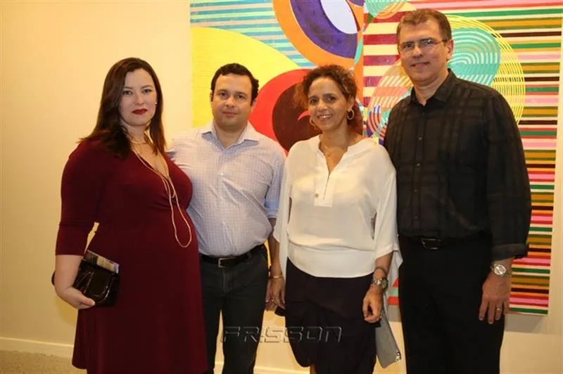 Aline, Igor Barroso, Beatriz Milhazes e Randal Pompeu