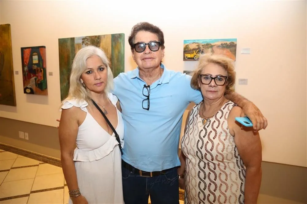 Cristiane Costa, César Fiúza e Aida Fernandes