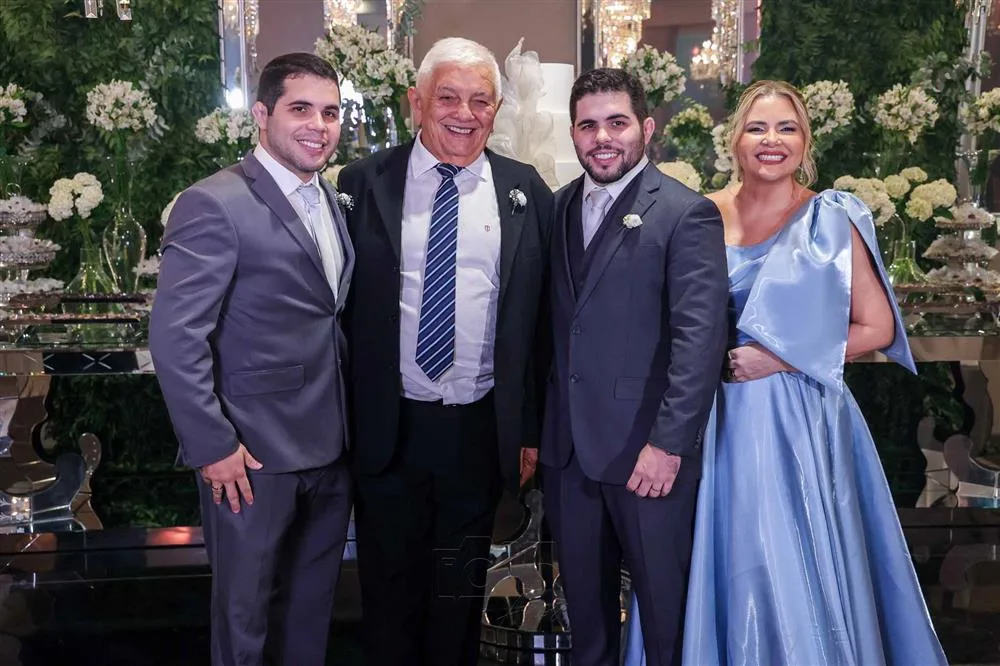 Antoni Rodrigues, Marconi Matos, Pedro Marconi e Karine Rodrigues