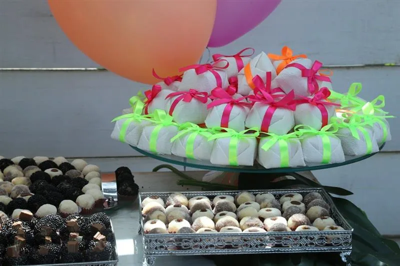 Doces e decoração