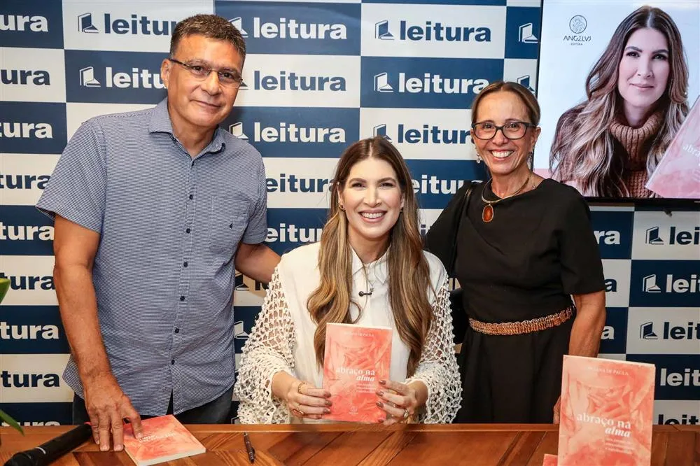 Marcelo Leitão, Ticiana de Paula e Ilce Leitão