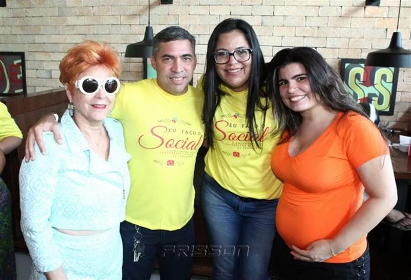 Aparecida Alencar, Rogério, Camila Lima e Eveline Esmeraldo