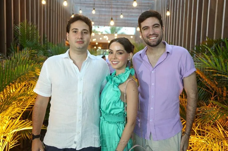 André Rangel, Natasha Dias Branco e Ismael Chagas