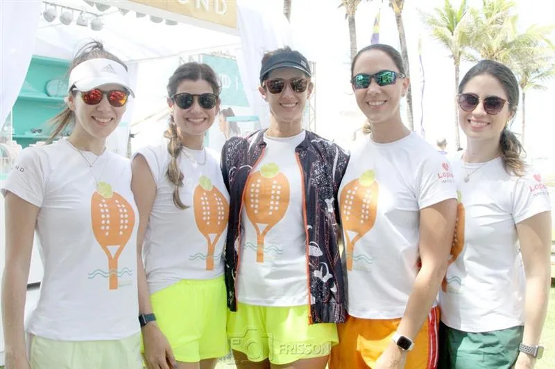 Caroline Vilar, Gina Parente, Marina Ary, Livia Vieira e Luciana Ary