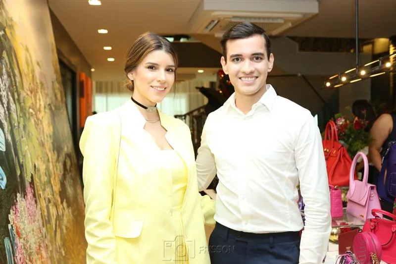 Carla Diógenes e Pedro Lucas Florenço