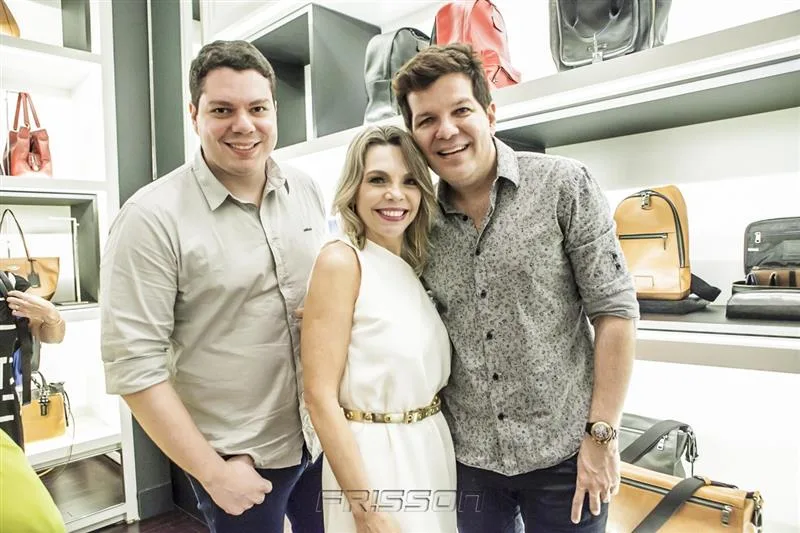 Ademar Filho, Lilian Porto e Gustavo Serpa