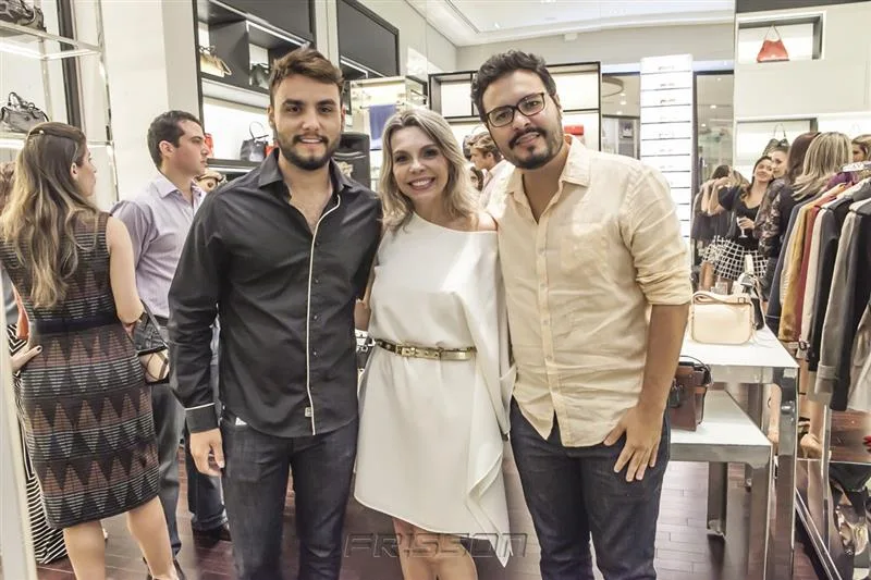 Bruno Calaça, Lilian Porto e Vinícius Machado