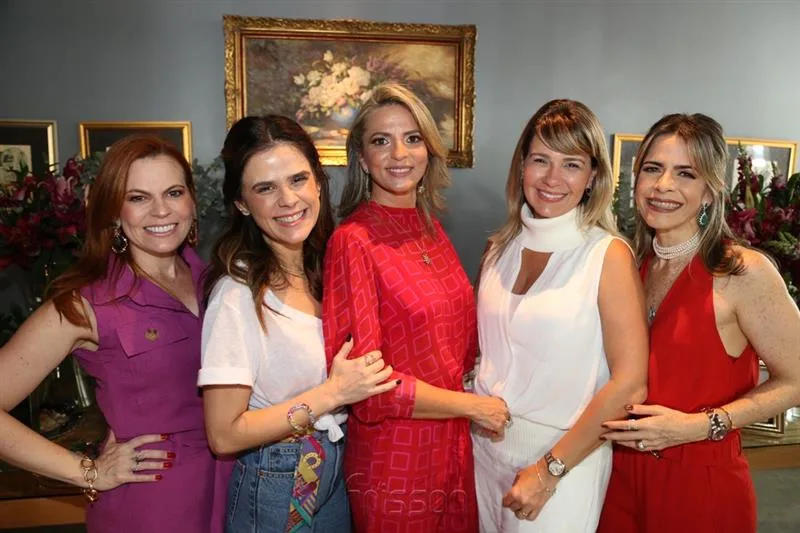 Adriana Praxedes, Niedja Bezerra, Michelle Aragão, Jeritza Gurgel e Carla Nogueira