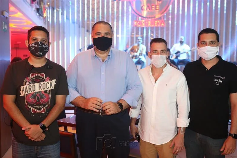 Lauro Sobreira, Edson Ferreira, Miguel Filho e Luis Sobreira
