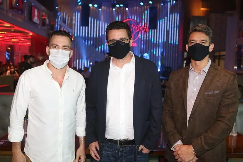 Miguel Filho, Samuel Sicchierolli e Rodrigo Bourbon