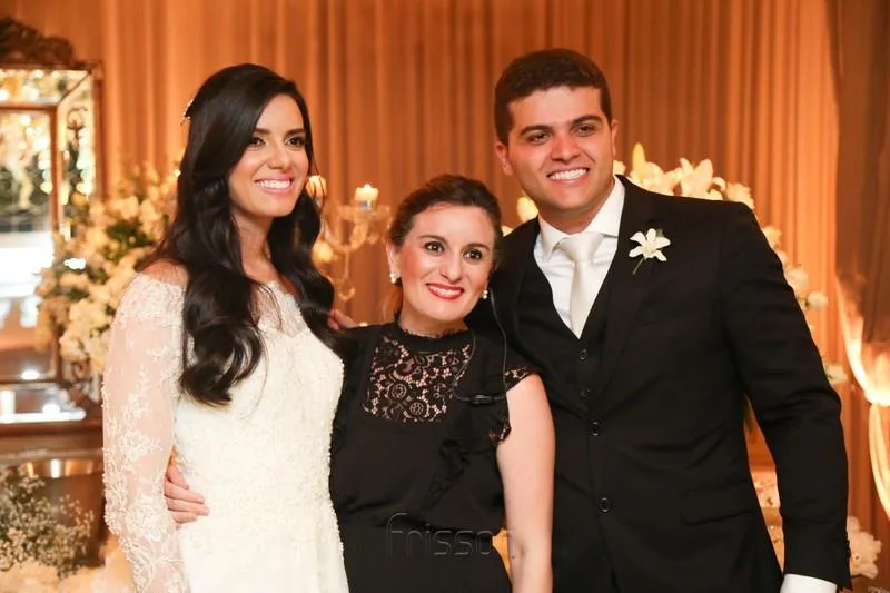 Herbert e Julianne Barros com Raquel Mendonça