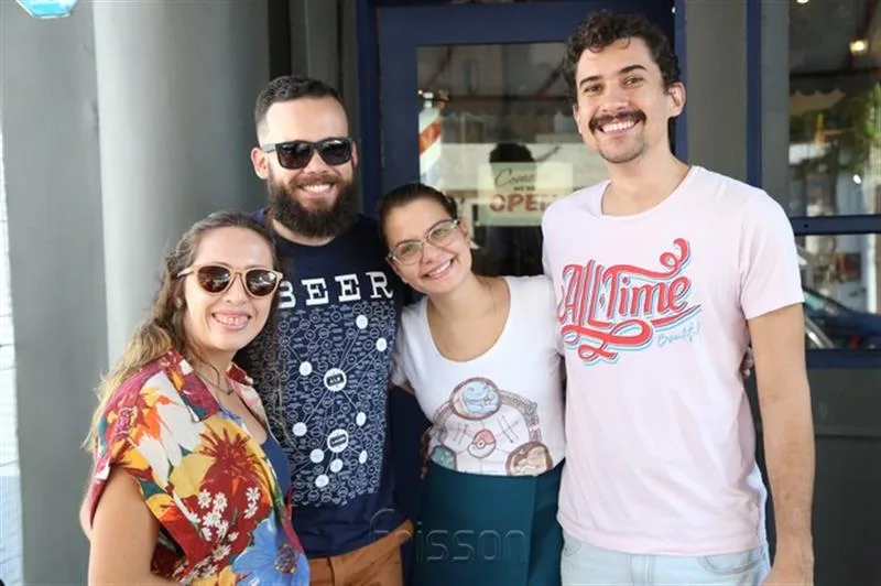 Ariana Melo, Fabiano Monteiro, Andrezza Oestreicher e Diego Paiva