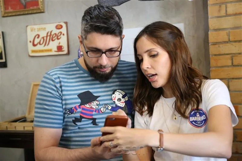 Daniel Herculano e Paula Joca