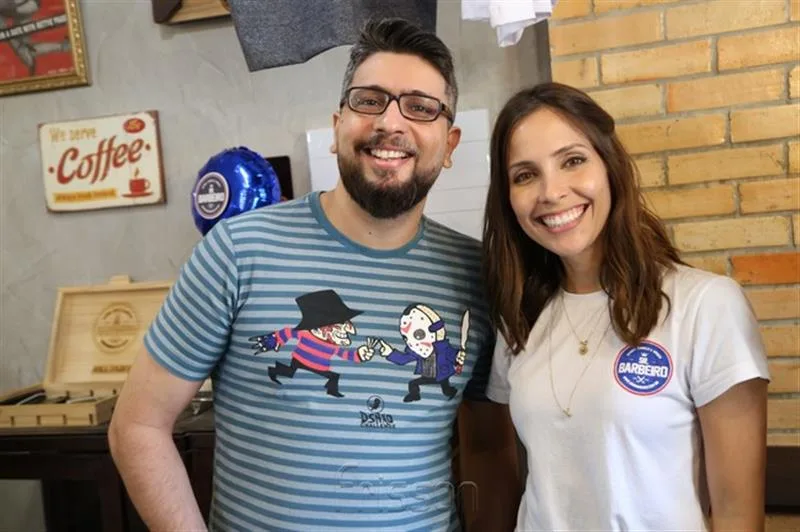Daniel Herculano e Paula Joca