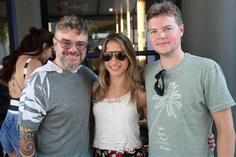 Erick Carvalho, Marina Viana e Sergio Felipe