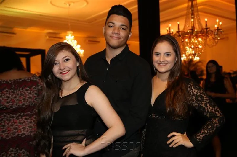 Andresa Cavalcante, Caetano Bonamigo e Bruna Alves