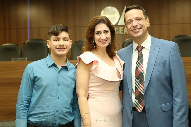 Arthur, Vivian e Fredy Albuquerque