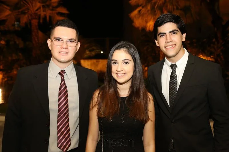 Airton Borges, Thayna Domingues e Renan Lobo