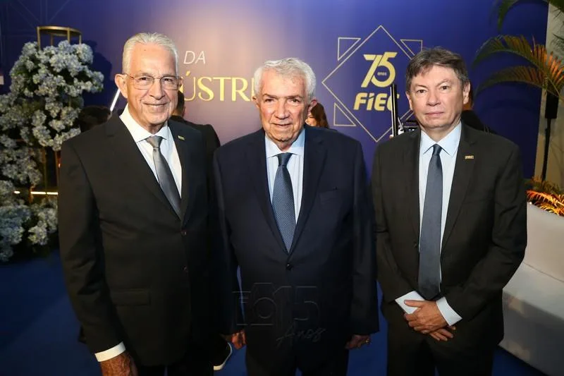 Carlos Prado, Roberto Macedo e Edgar Gadelha
