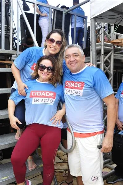 Bruna Aguiar, Ana Paula Granjeiro e Laudemir Araújo