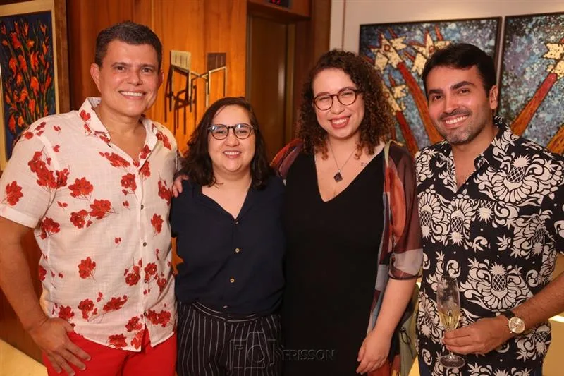 Abelardo Targino, Azuhli, Bárbara Barros e Fernando Costa