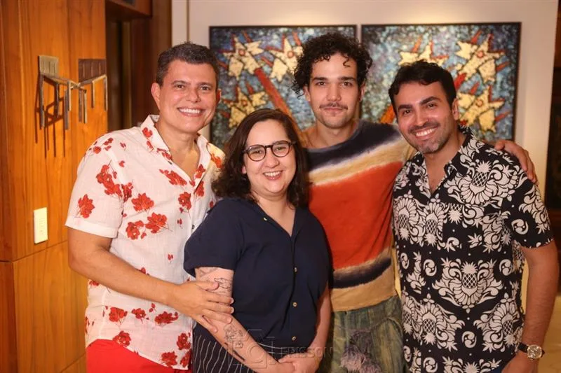 Abelardo Targino, Azuhli, Felipe Gradvohl e Fernando Costa
