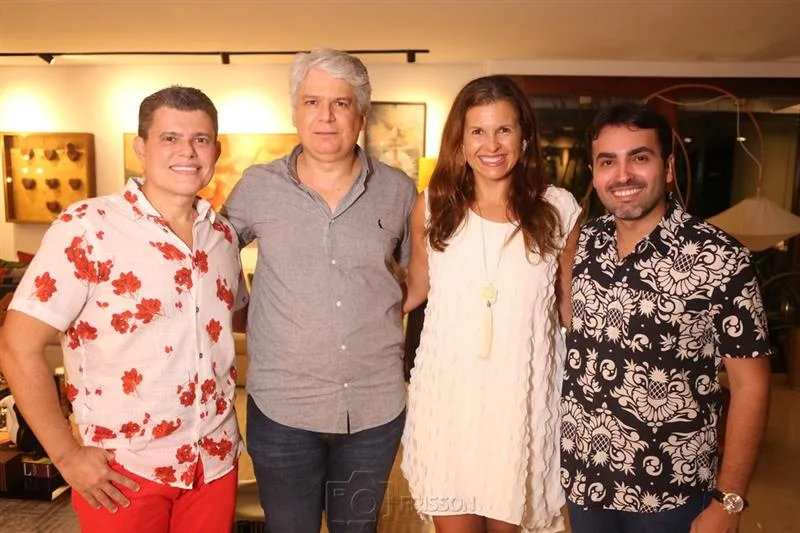 Abelardo Targino, Leonardo Leal, Denise Pontes e Fernando Costa