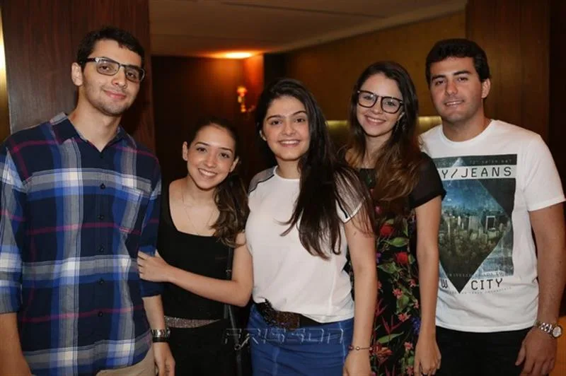 Davi Freire, Júlia Lucena, Mariana, Marina Freire e Lúcio Ibiapina
