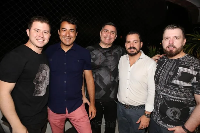 Aleff Almeida, Nonato Barreto, Luciano Vidal, Miguel Filho e Cesar Martins