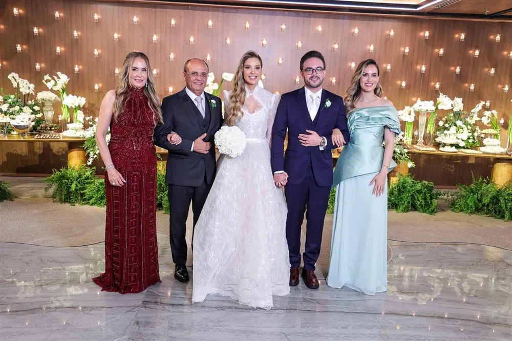 Alessandra Marrocos, Newton, Giovanna, Newton Feitosa e Rafaella Marrocos