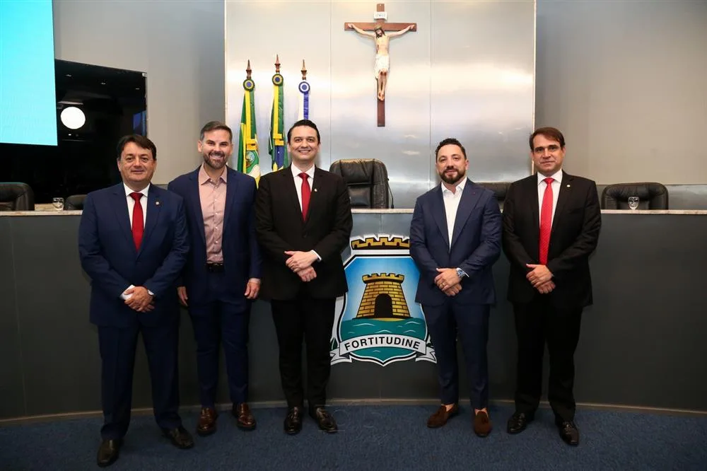 Benigno Júnior, Bruno Farias, Fábio Feijó, Zakaria Benzaama e Salmito Filho