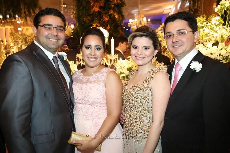 Alberto Cunha, Natália Feitosa, Ticiana Rabelo e Lucas Brito
