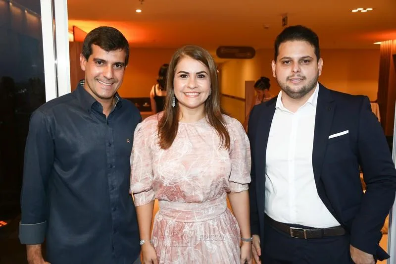 Alex Araújo, Andréa Cirino e Thiago Nogueira