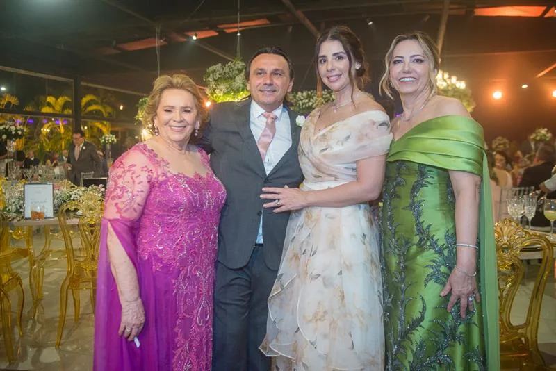 Antônia Aguiar, Jocélio Parente, Juliana Parente e Adelina Aguiar