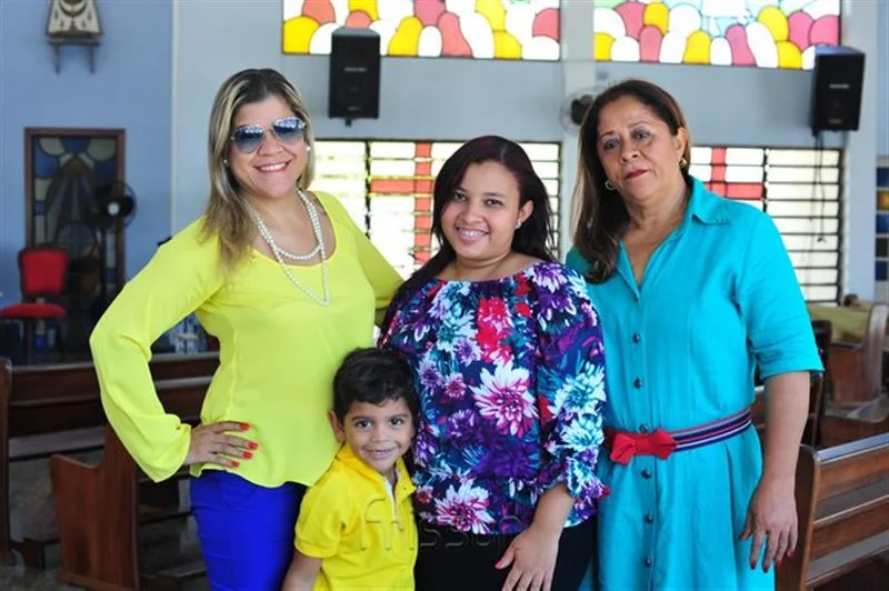 Giselle, Ubiratan, Gabrielle e Helena Jinkings