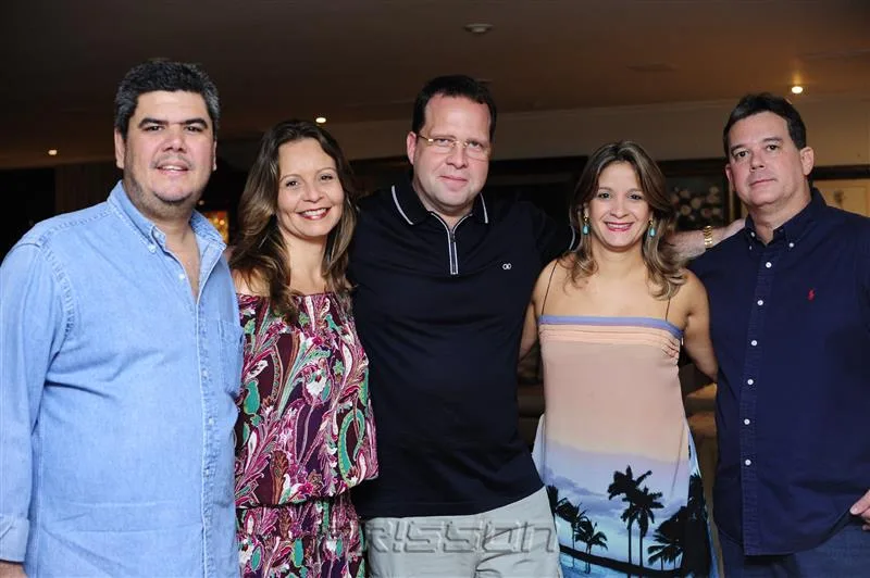 André e Carla Ribeiro, Edson Ventura Filho, Mariane e André Oliveira