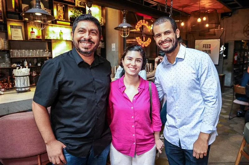 César Rabelo, Tatiana Freire e Daniel Peixoto