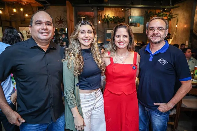 José Soares, Camila Mamede, Máyra Thé e Daniel Salles
