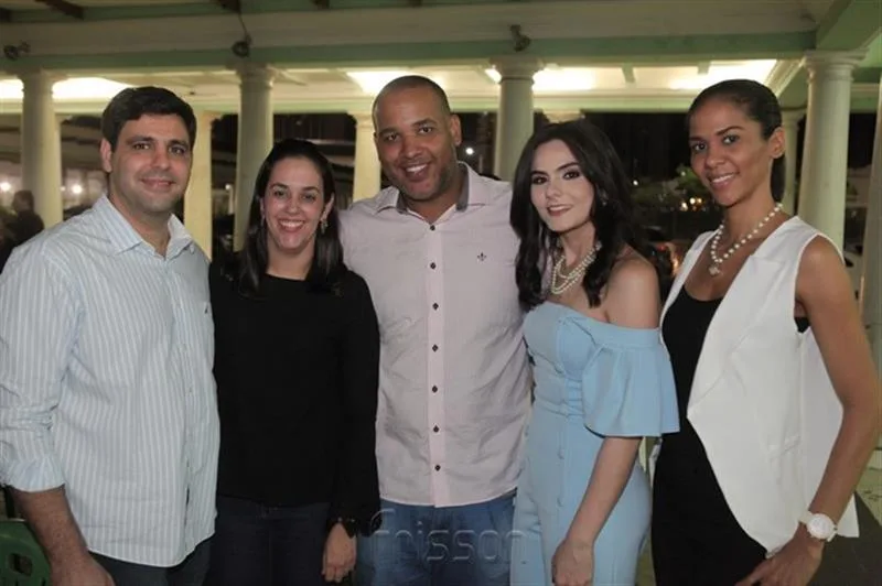 Daniel, Sarah Férrer, Wosley Dias, Vanessa Moura e Vanini Dias