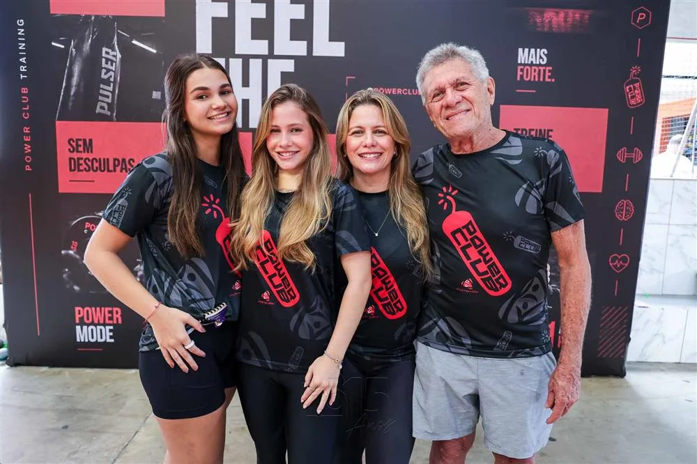 Estella Studart, Luisa, Erika Clemente e Airton Fernandes